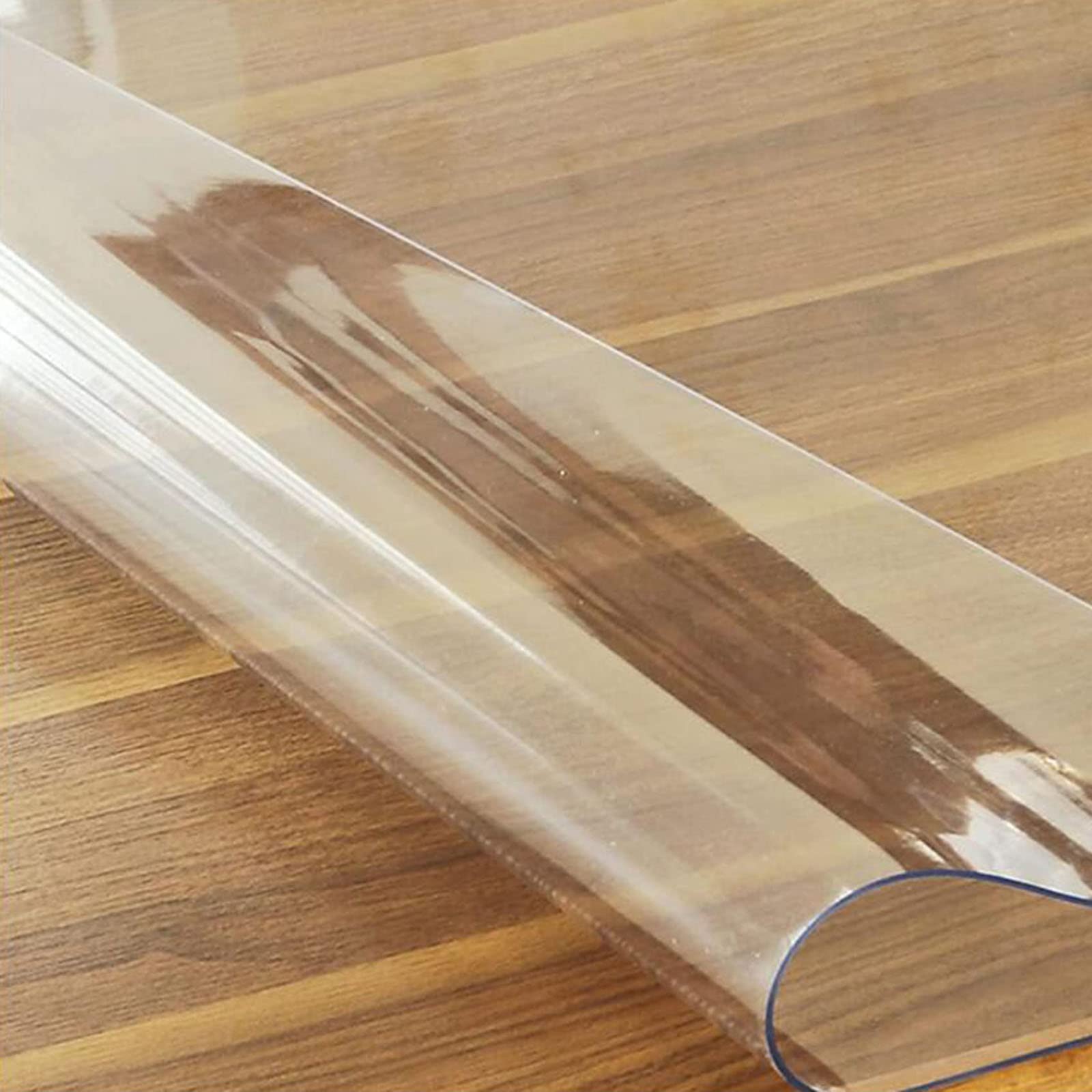 Tapis Protège Sol Antidérapant,Tapis de Porte, Plastique Tapis,Utilisation sur Sol Dur,Tapis de Protection de Sol Transparent pour Bureau à Domicile,2mm, 160/170/180/190/200cm (Color : 2mm, S