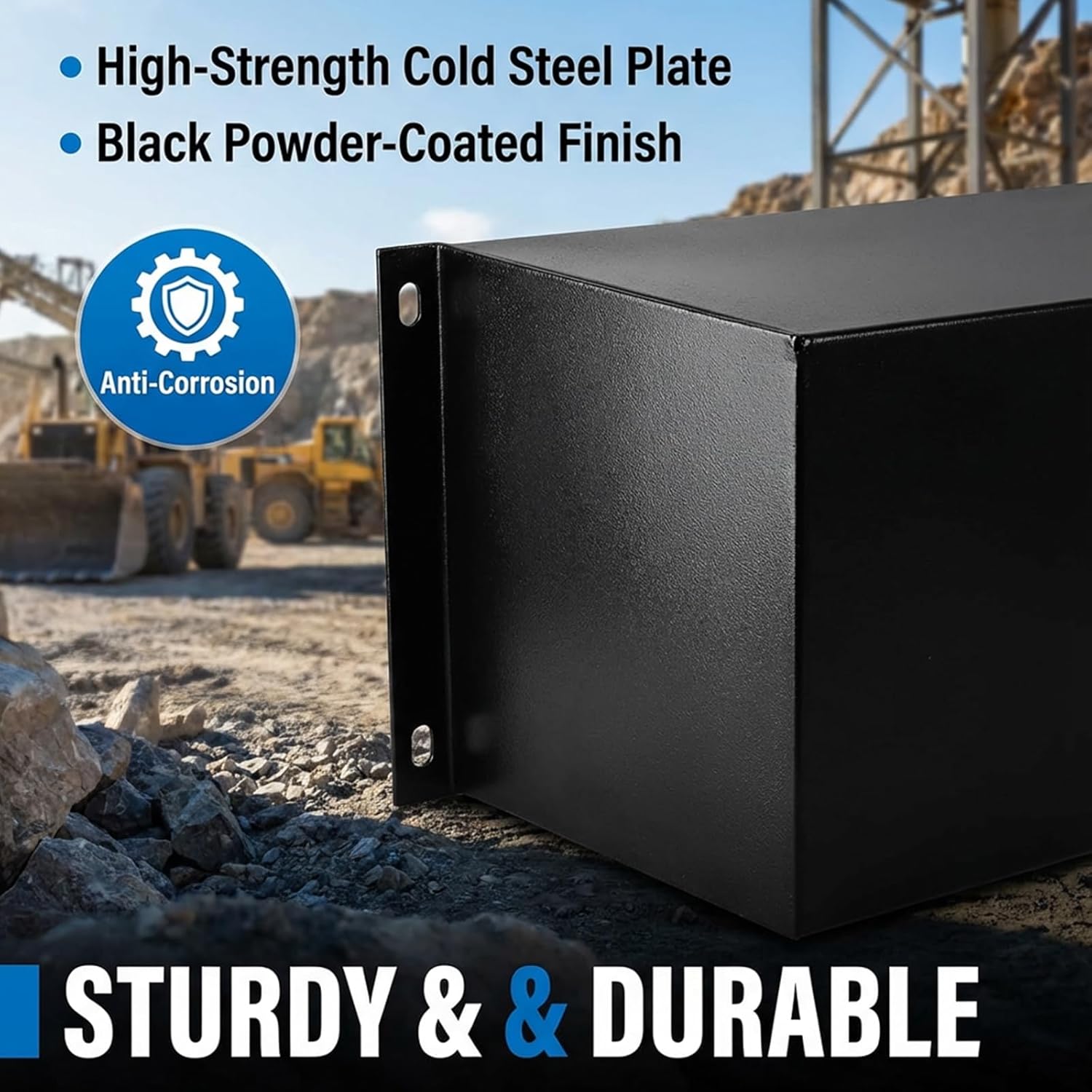 10 Gallon Fuel Tank Hydraulic Fluid Tank - Heavy Duty Hydraulic Steel Tank Reservoir Gasoline Transfer Tanks with Strainer Tank Gauge Filter Breather Cap for Tractors & Trucks