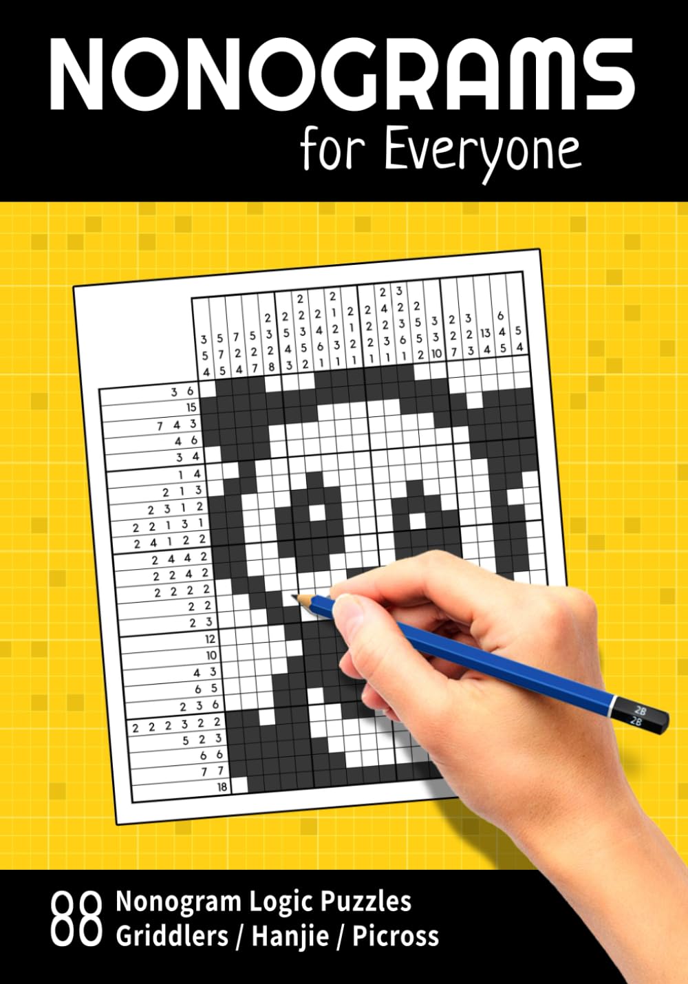 Nonograms for Everyone: 88 Nonogram Logic Puzzles (Griddlers / Hanjie / Picross) (Puzzle Books Collection)