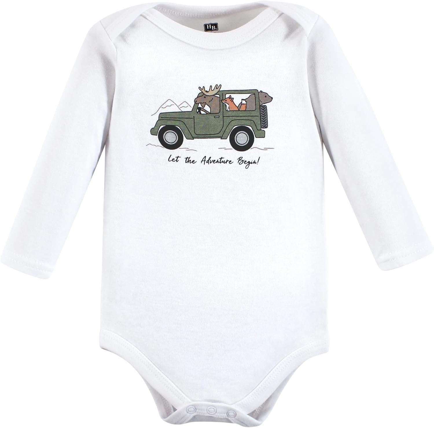 Hudson Baby baby-boys Cotton Long-sleeve Bodysuits 3-pack - Image 3