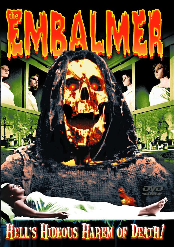 Película DVD Embalmer 1972 Región 1 formato físico de terror italiano