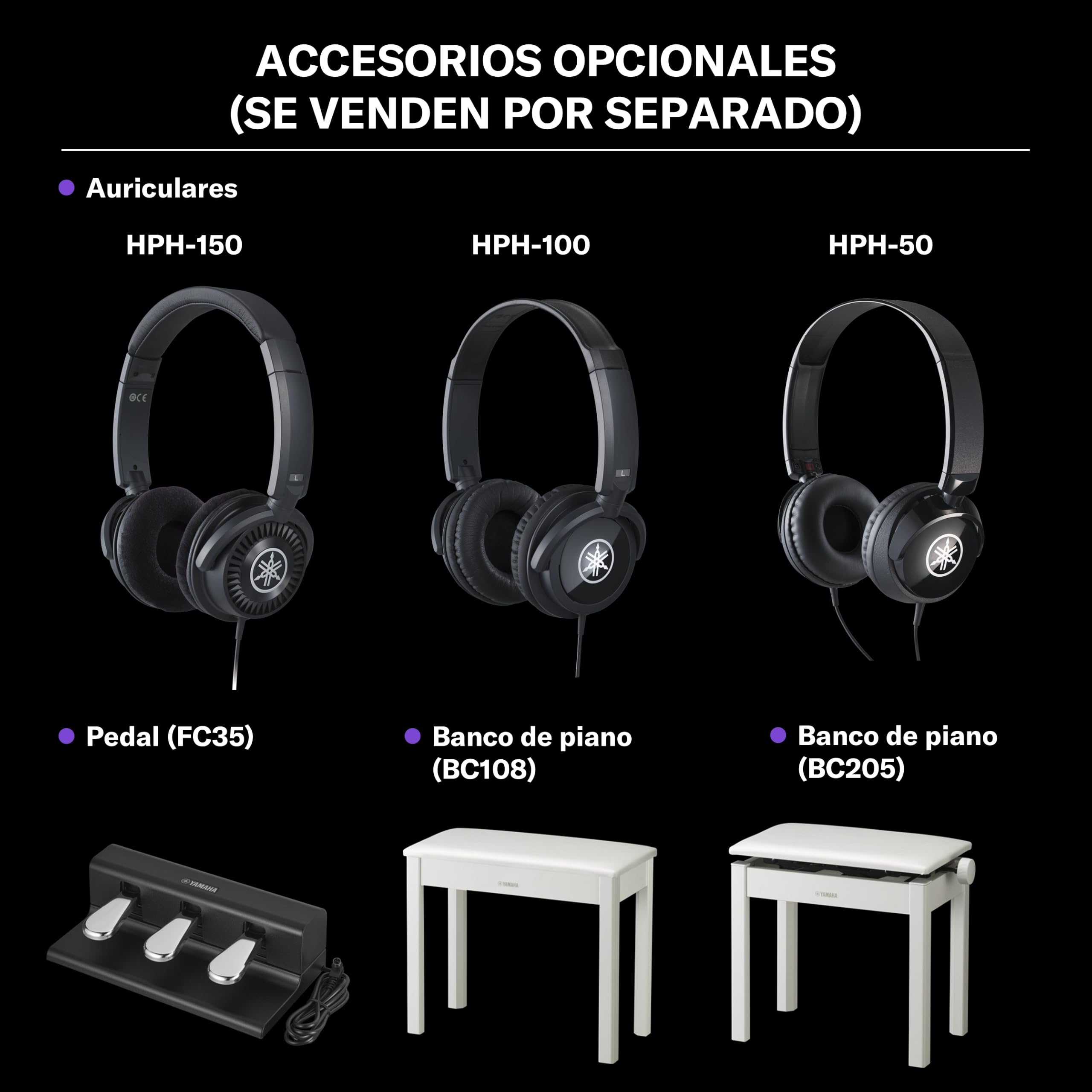 YAMAHA YDP-146 Piano Digital – 88 teclas contrapesadas (GHS), Voz de piano de cola CFX, altavoces de 8W, Bluetooth, 3 pedales, ideal para el hogar y para principiantes – Blanco