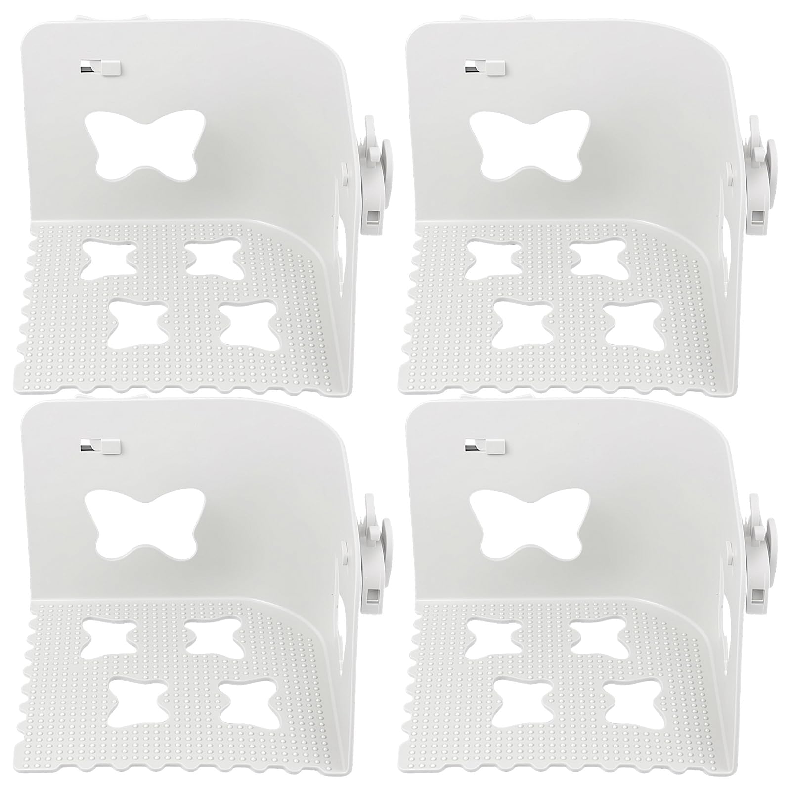 LuLobtg 4 Pcs Bed Sheet Holder, Adjustable Fitted Sheets Holder for Corners-Fits Mattress, Keep Sheets Firm & Tight, Removable Bed Sheet Fasteners with Anti-Slip Lock Clips for Bedding, Blankets
