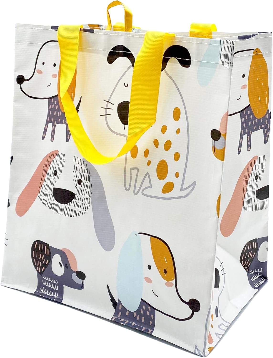 Earthwise Reusable Shopping Bags Extremely Durable Multi Use Large Stylish Fun Foldable Water-Resistant Totes Design - Friends (Pack of 6) - Image 3