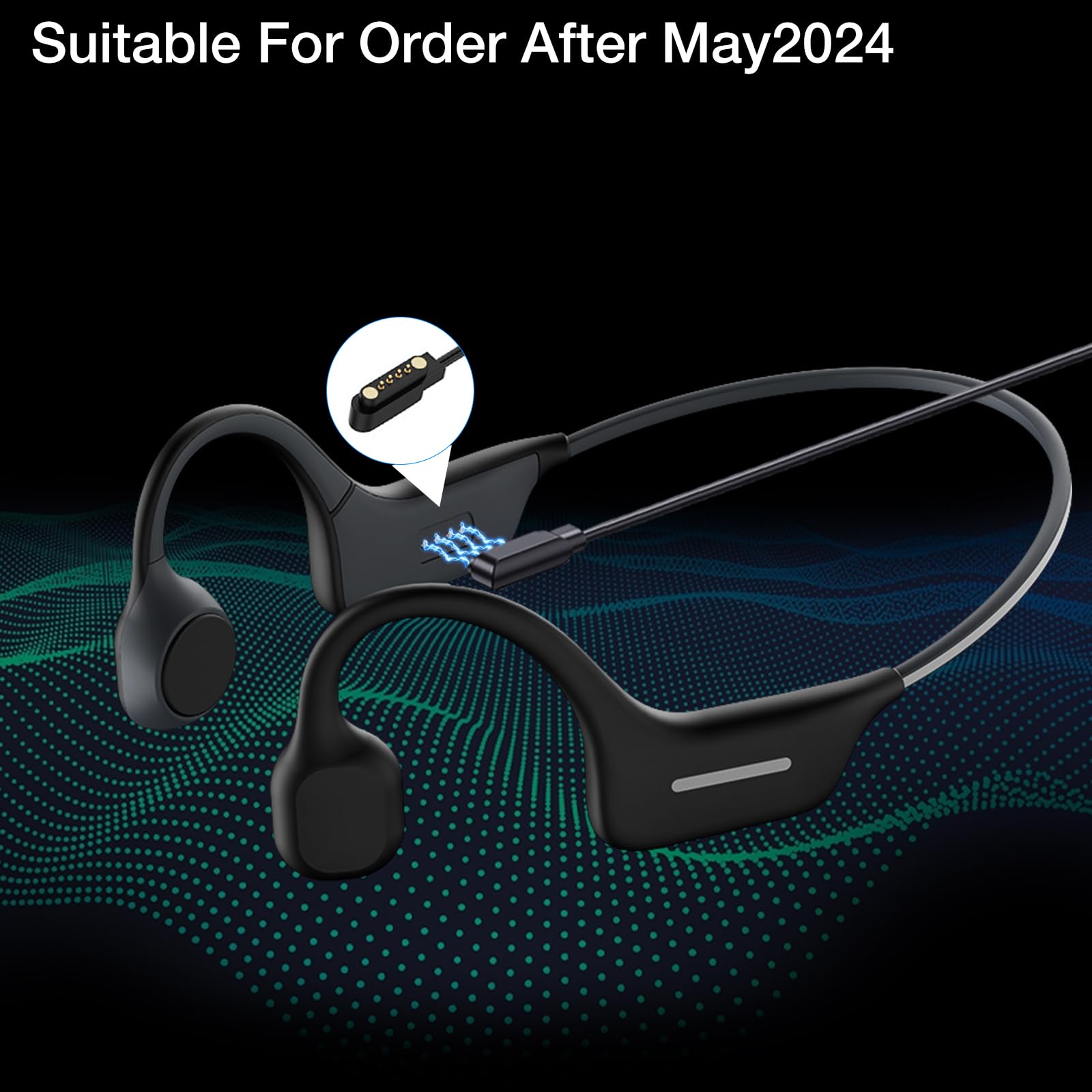 Magnetic Charging Cable for DG08 Open Ear Bone Conduction Headphones