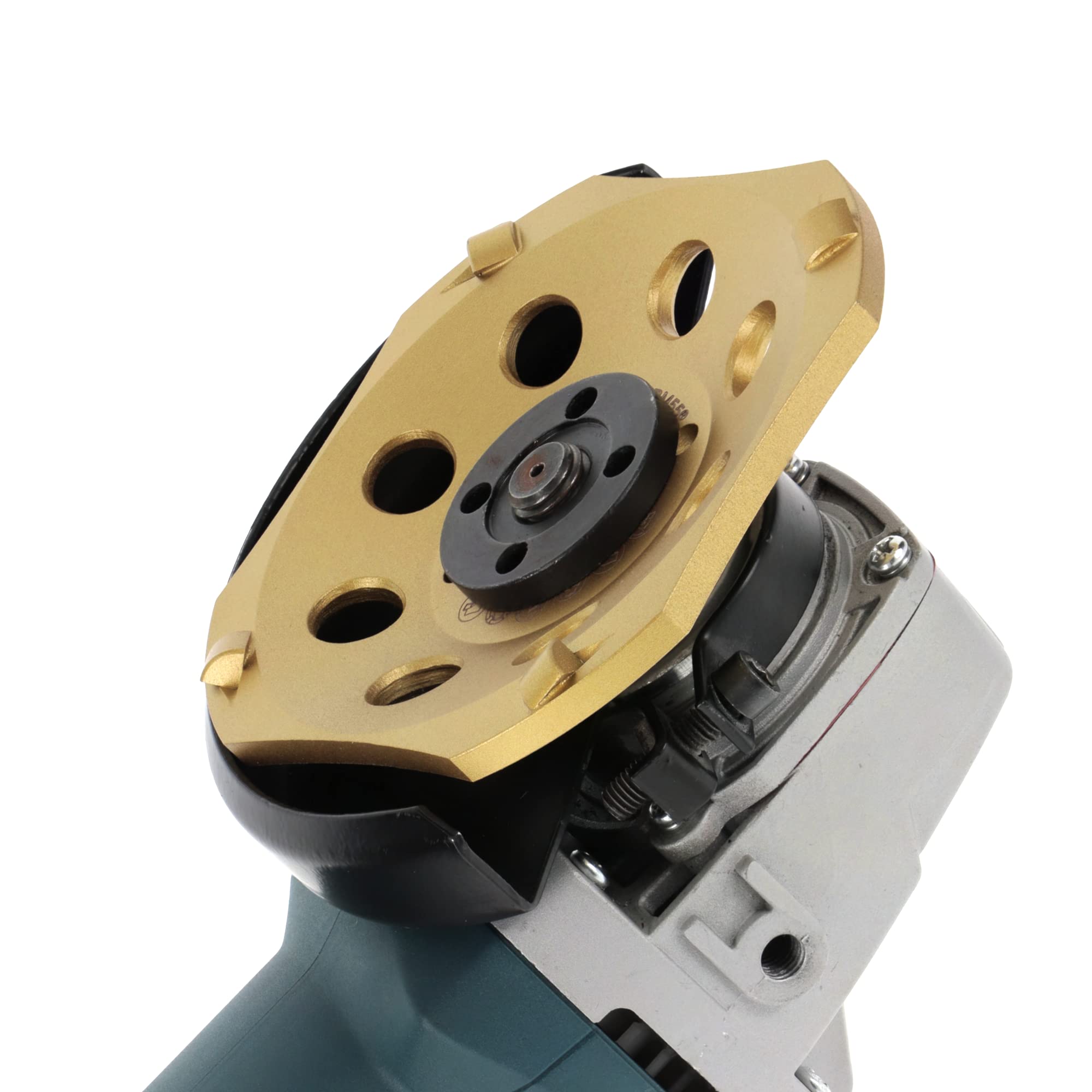 PRODIAMANT PKD - Muela de diamante para amoladora angular de hormigón, 125 mm, 4 segmentos para hormigón, pavimento y revestimientos adhesivos