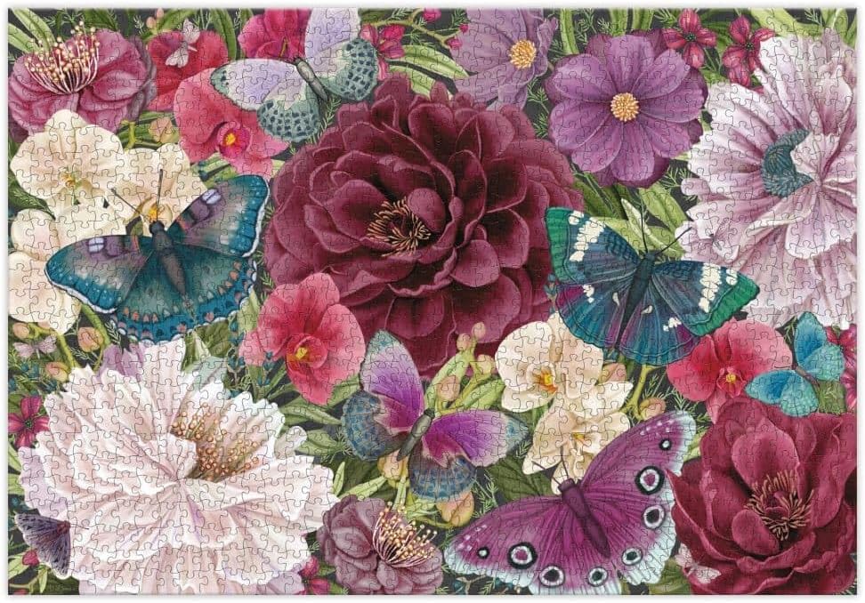 Lang, Midnight Garden 1000 Piece Luxe Puzzle