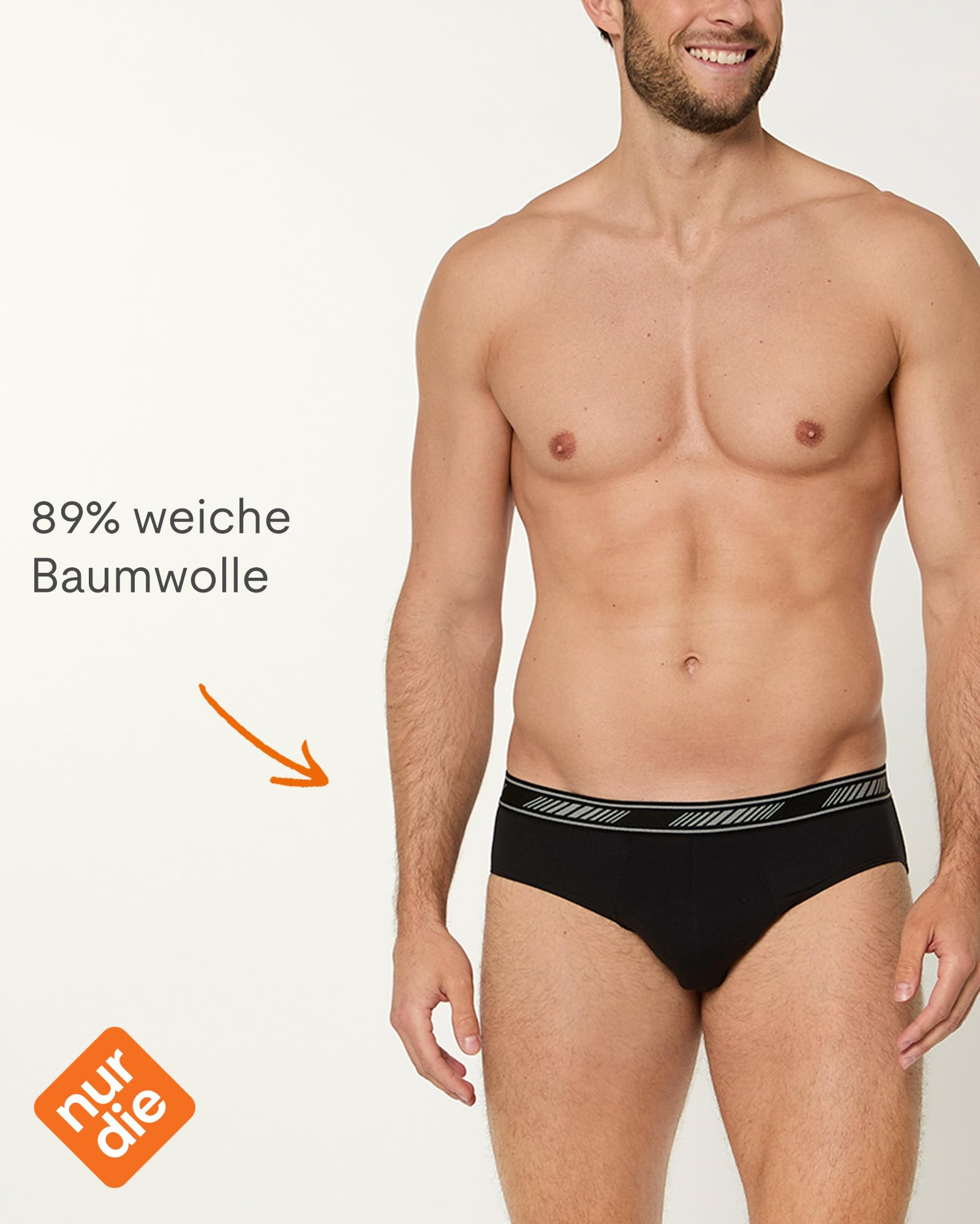 Nur Die 6er Pack 3D Flex Classic Slip Aus Atmungsaktiver Baumwolle Bewegungsfreiheit Männer Unterhosen Ropa Interior Hombre (Pack de 6)