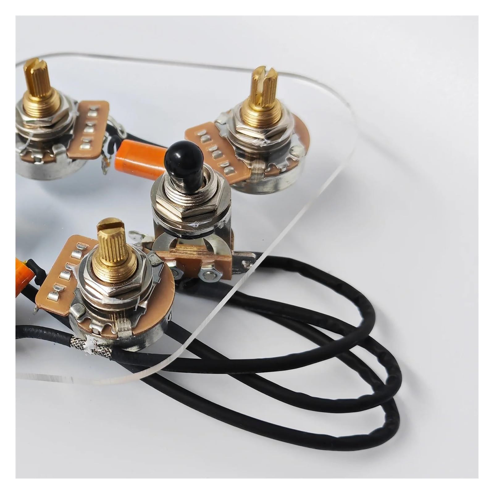 Kit De Precableado Para Guitarra Eléctrica 2T2V Con Potenciómetro De 500K | Arnés de guitarra
