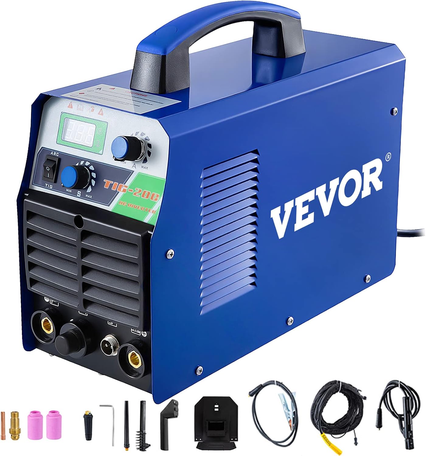 Mophorn Tig Welder, 200 Amp 110V & 220V DC Dual Voltage, 2 in 1 TIG/ARC