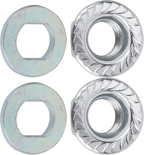 Miniatura 4 de Radmuttern, piezas de scooter eléctrico, tuerca de eje de rueda, tuercas de scooter eléctrico, monopatín, rueda delantera del motor, tuercas de