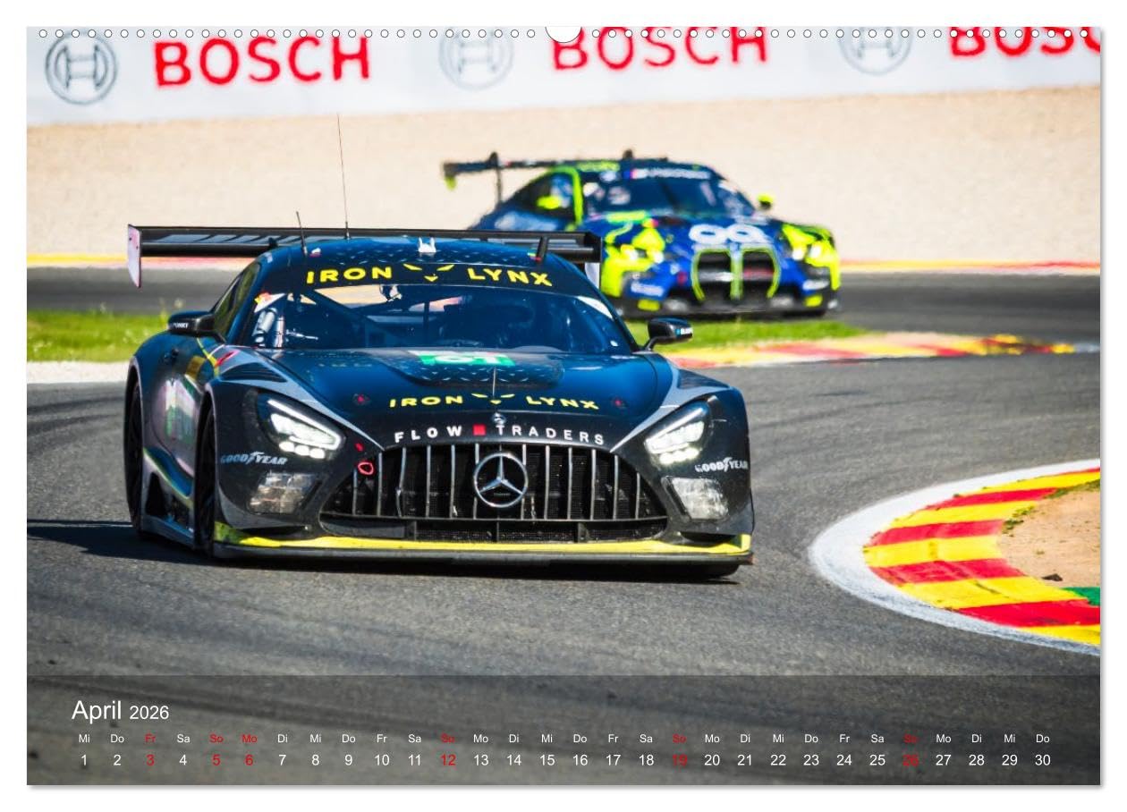 Motorsport aus Affalterbach (Wandkalender 2026 DIN A2 quer), CALVENDO Monatskalender