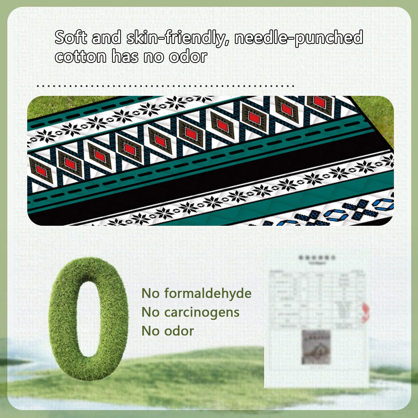Coperte Picnic Impermeabili Pieghevoli Esterni Grandi Dimensioni Anti Sabbia 5 Strati Per Campeggio Escursioni Viaggi Parchi Concerti-Brown