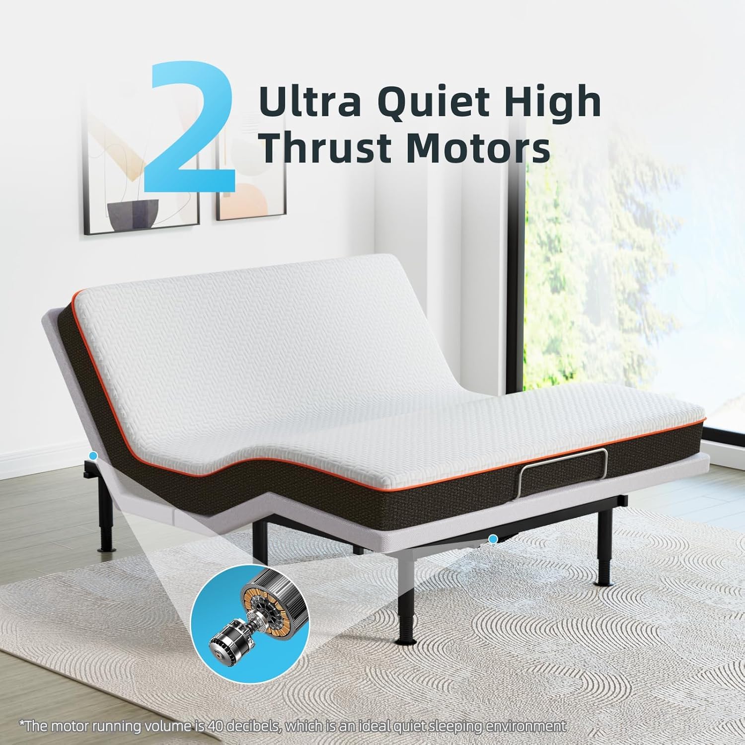 Best Adjustable Bed Frame 2026: 5 Top Bases 3 Yiree Queen Adjustable Bed Base Frame, Massage & Wireless Remote, Dual USB Ports — product photo