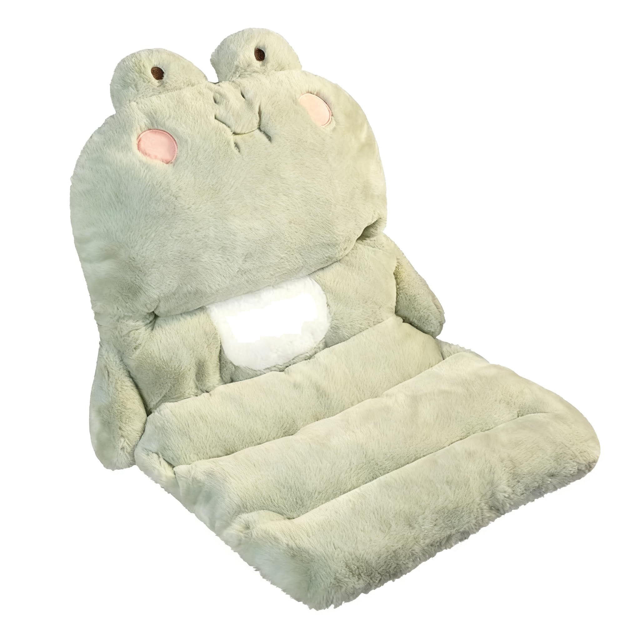 ALCXAZS Cute Seat Cushion Provides Fluffy Plush Cover For Toddler Chairs Ensuring Comfort And Style Living Room Decor Pillow, frog