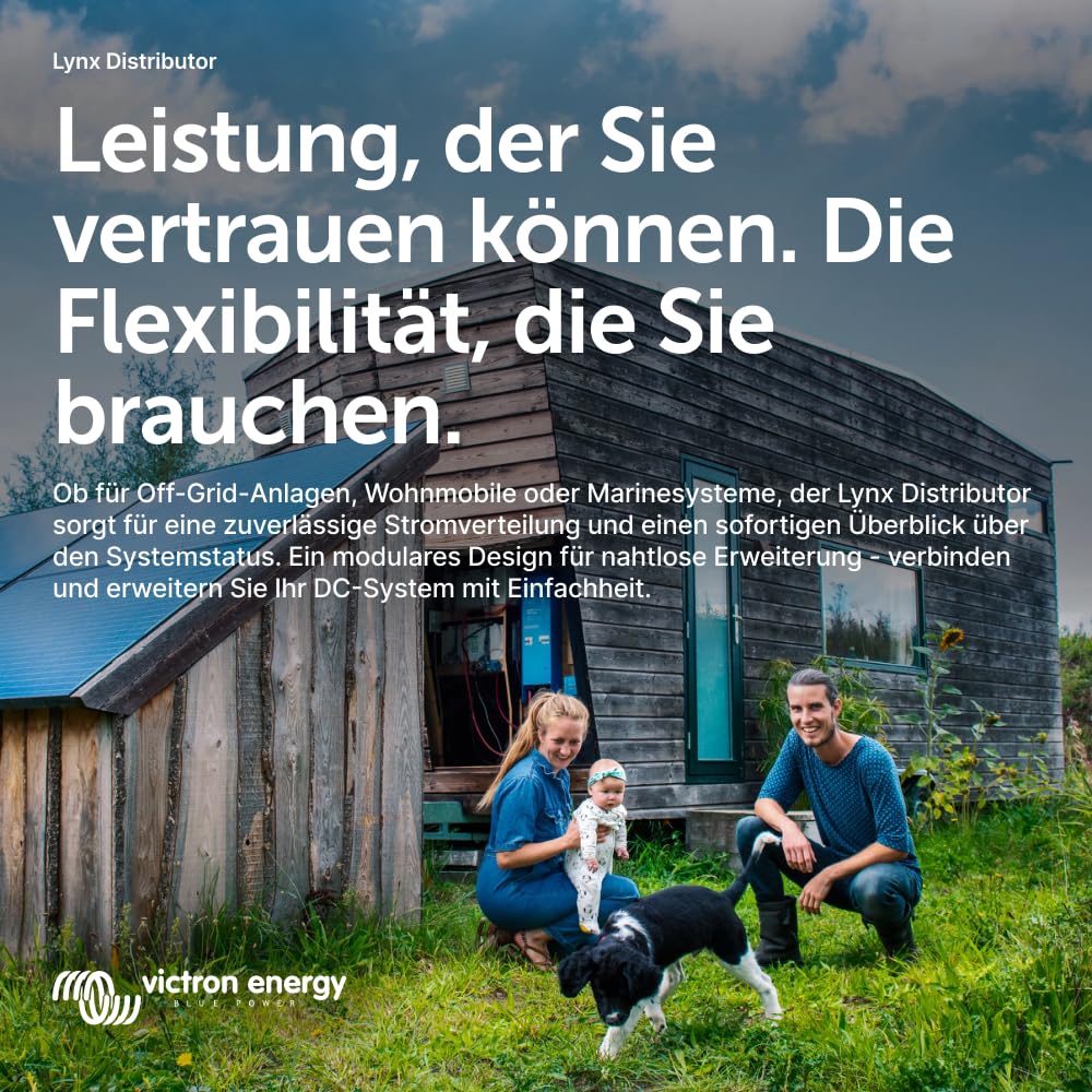 Victron Energy Lynx Distributor M10 1000A DC-Verteiler mit Sicherungsüberwachung Bluetooth