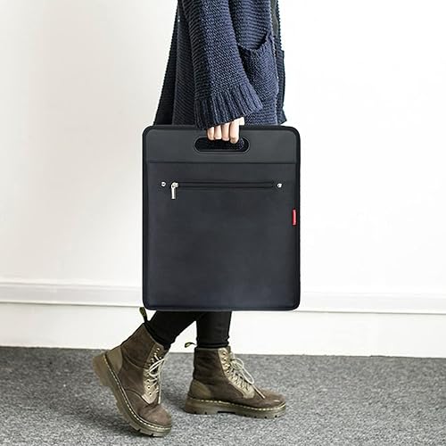 Miniatura 8 de Bolsa de transporte de viaje para discos de vinilo, LP Records Estuche de álbumes de vinilo duradero para la mayoría de 7 pulgadas, 10 pulgadas y 12