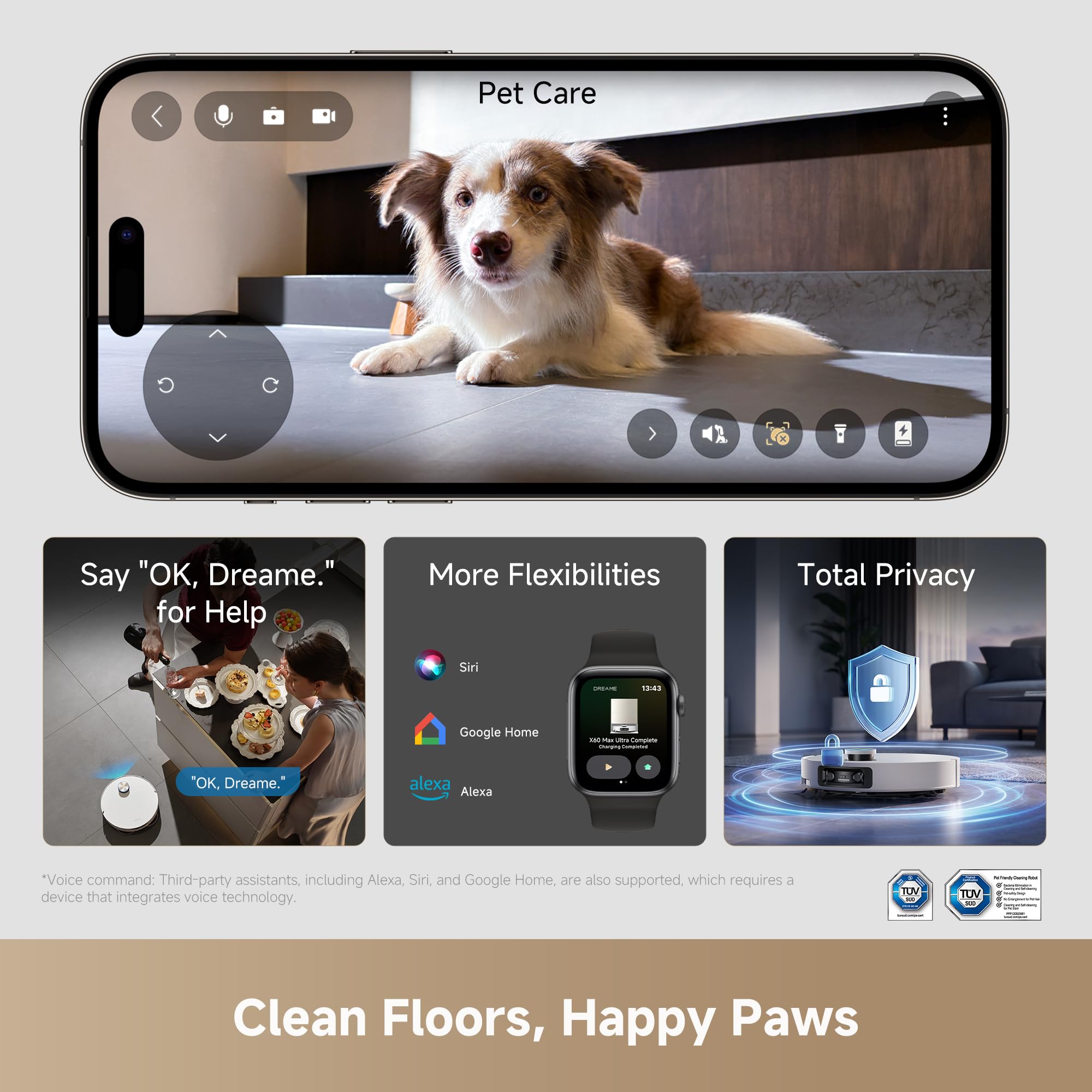 iRobot Roomba 705X Robot Vacuum & Mop Combo, 175x More Suction, Extending Self-Cleaning Roller Mop, Multifunction Dock, 75 Day Self-Emptying, Hot Wash/Dry, AI Obstacle Avoidance, Ideal for Pet Hair product image 22