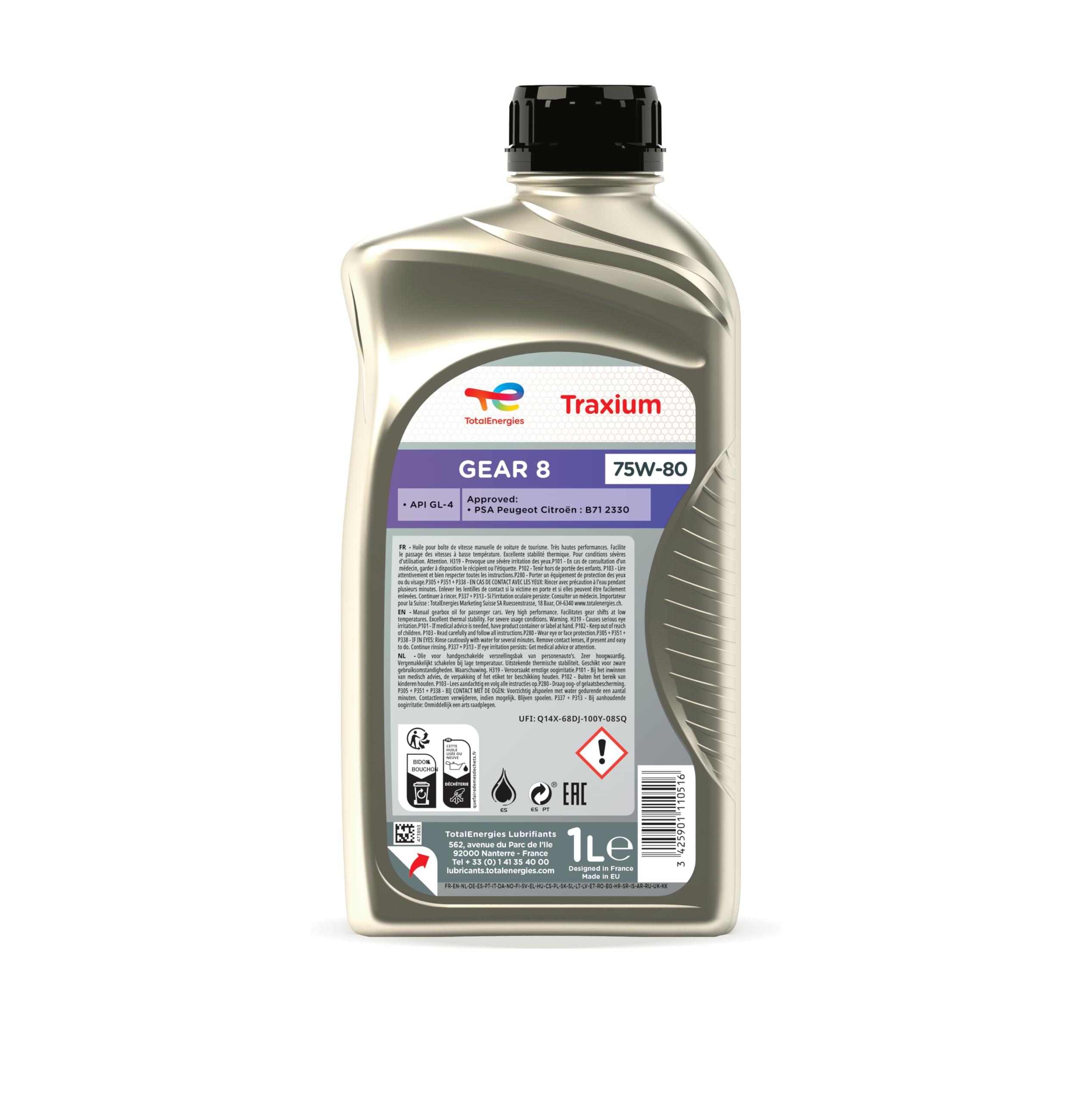 Total TRAXIUM Gear 8 75W-80