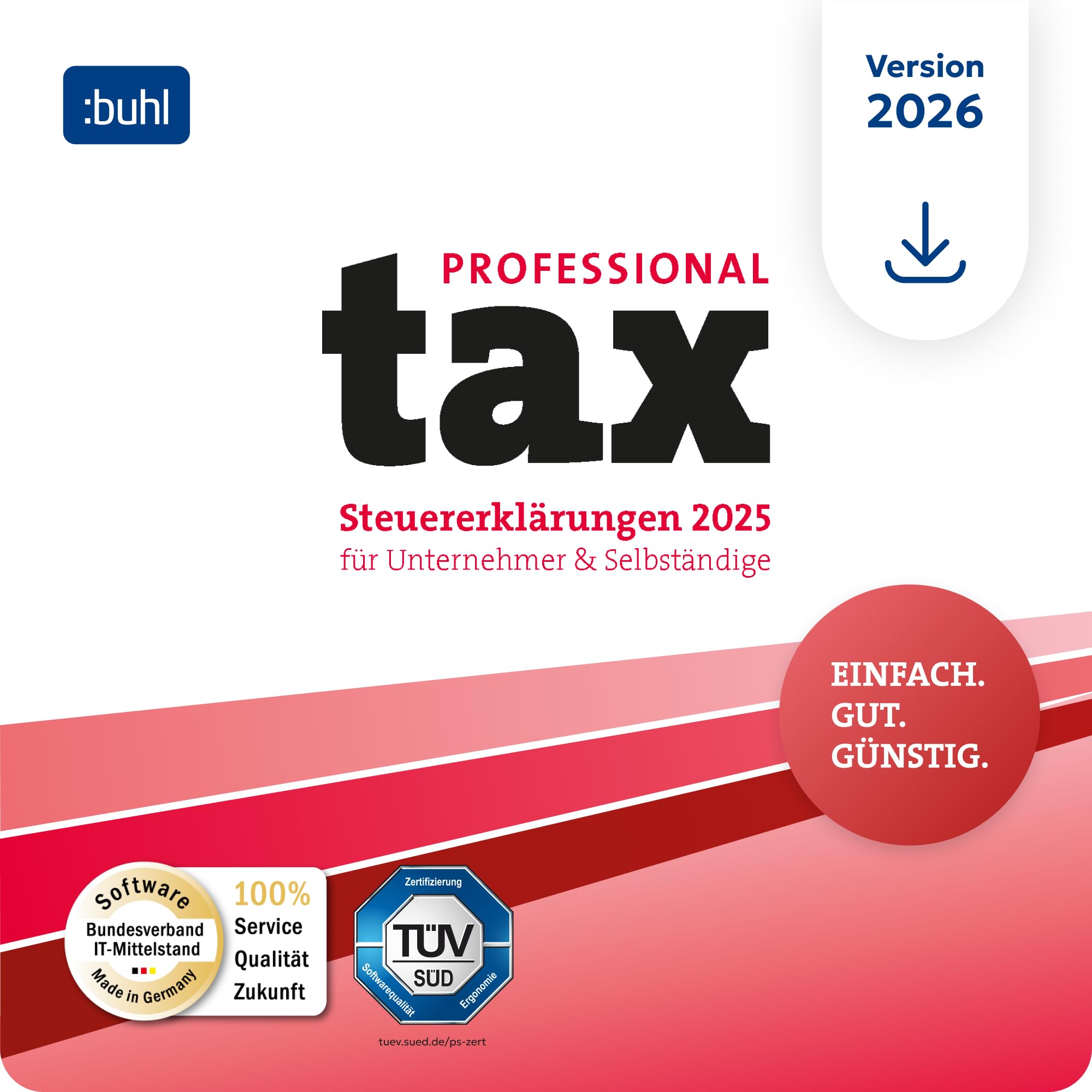tax 2026 Professional (für Steuerjahr 2025)| Digitaler Download