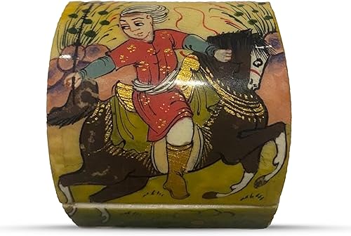 Miniatura 8 de SPIRIT OF ART Caja de regalo y joyería impresionante, para mujeres y hombres, pintada a mano sobre hueso de camello, hecha a mano, interesante,