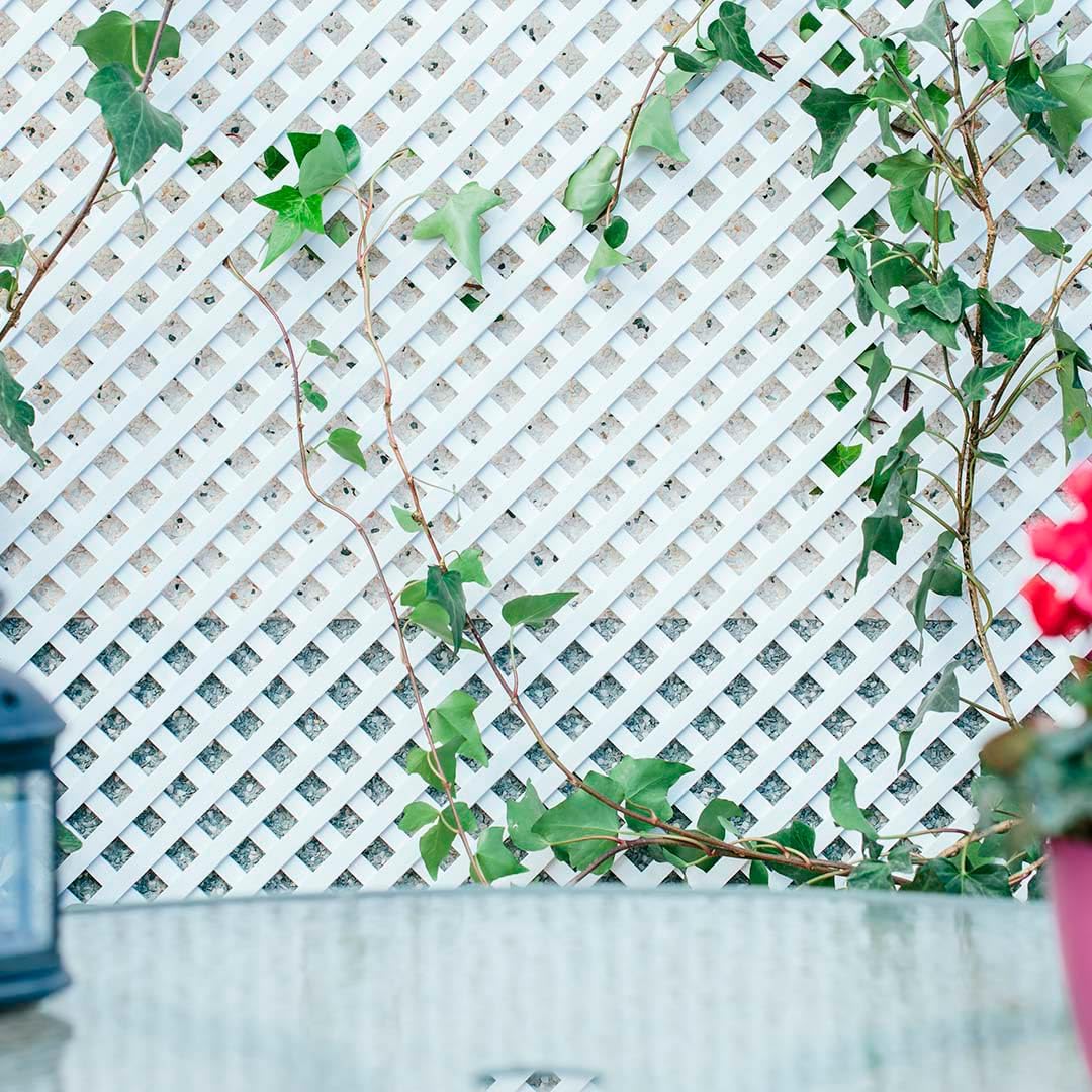 Celosia PVC de 18 mm Panel para Valla Jardin de 1 x 2 Metros