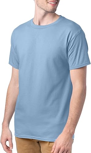 Miniatura 10 de Hanes ComfortSoft - Camiseta de manga corta para hombre paquete de 4