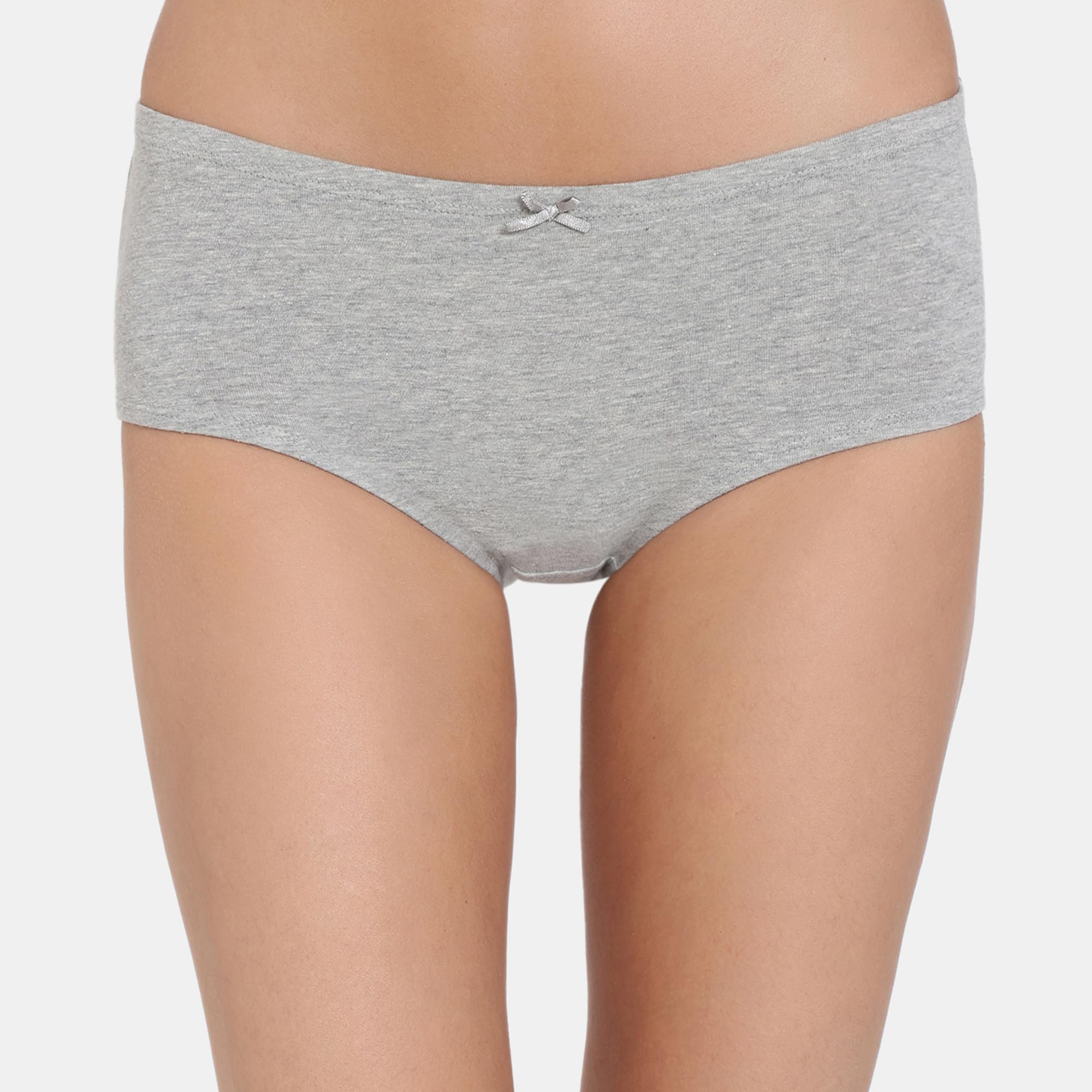 Zivame Girls Anti-Microbial Medium Rise Full Coverage Hipster Panty (Pack of 3), Multicolor, GXS 3
