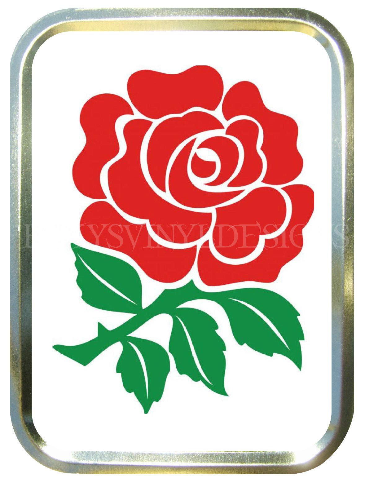 TEEZ English Rose 2oz Gold Tobacco Tin,Baccy Tin, Smoking Tin