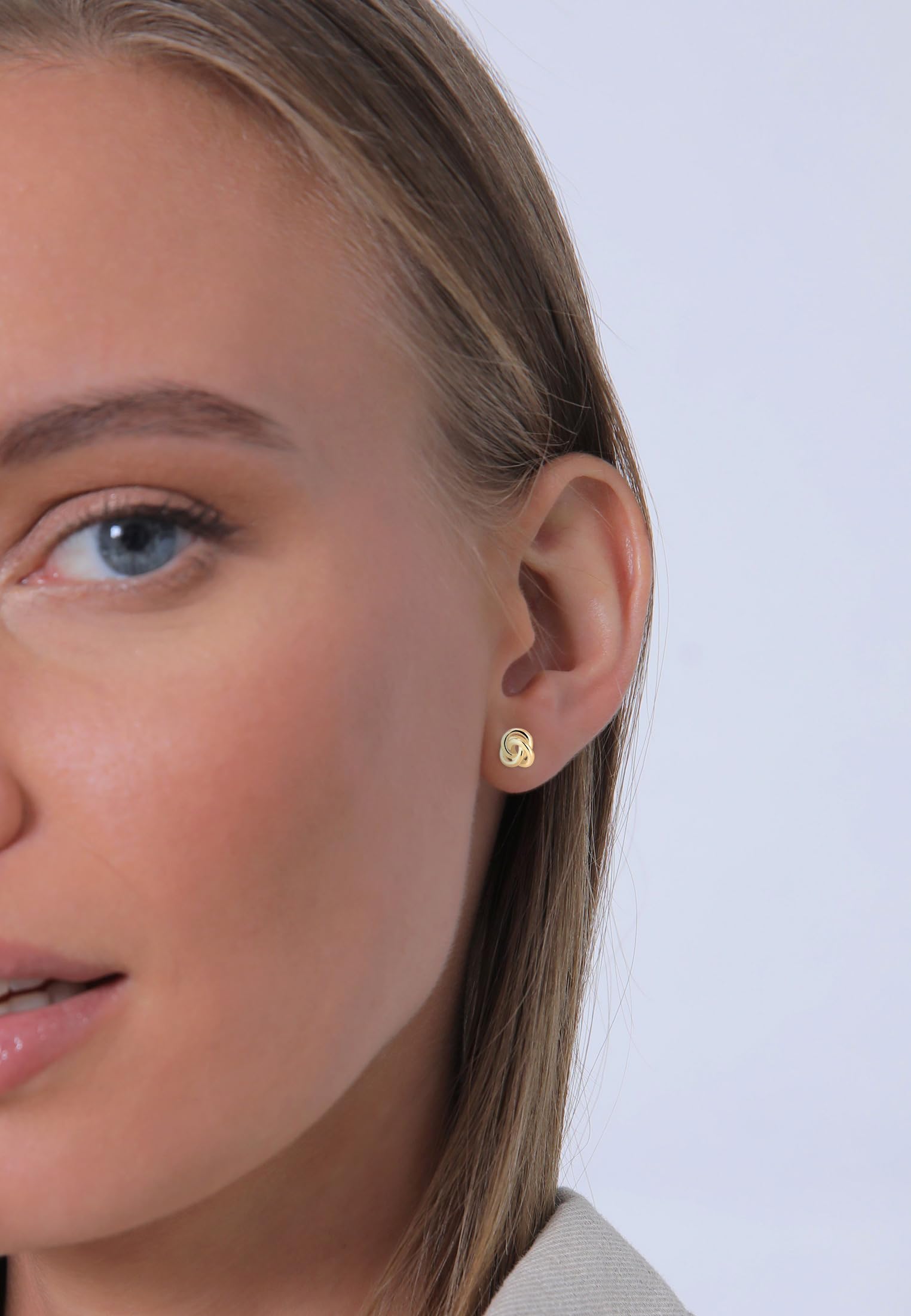 Elli Ohrringe Damen Ohrstecker Trend Knoten Hochwertig Filigran