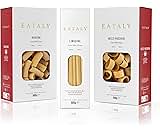 Eataly Entertaining Trio Pasta Bundle Pack- Linguine, Mezze Paccheri & Rigatoni, 3-500g (17 oz.) Boxes- 1 Each