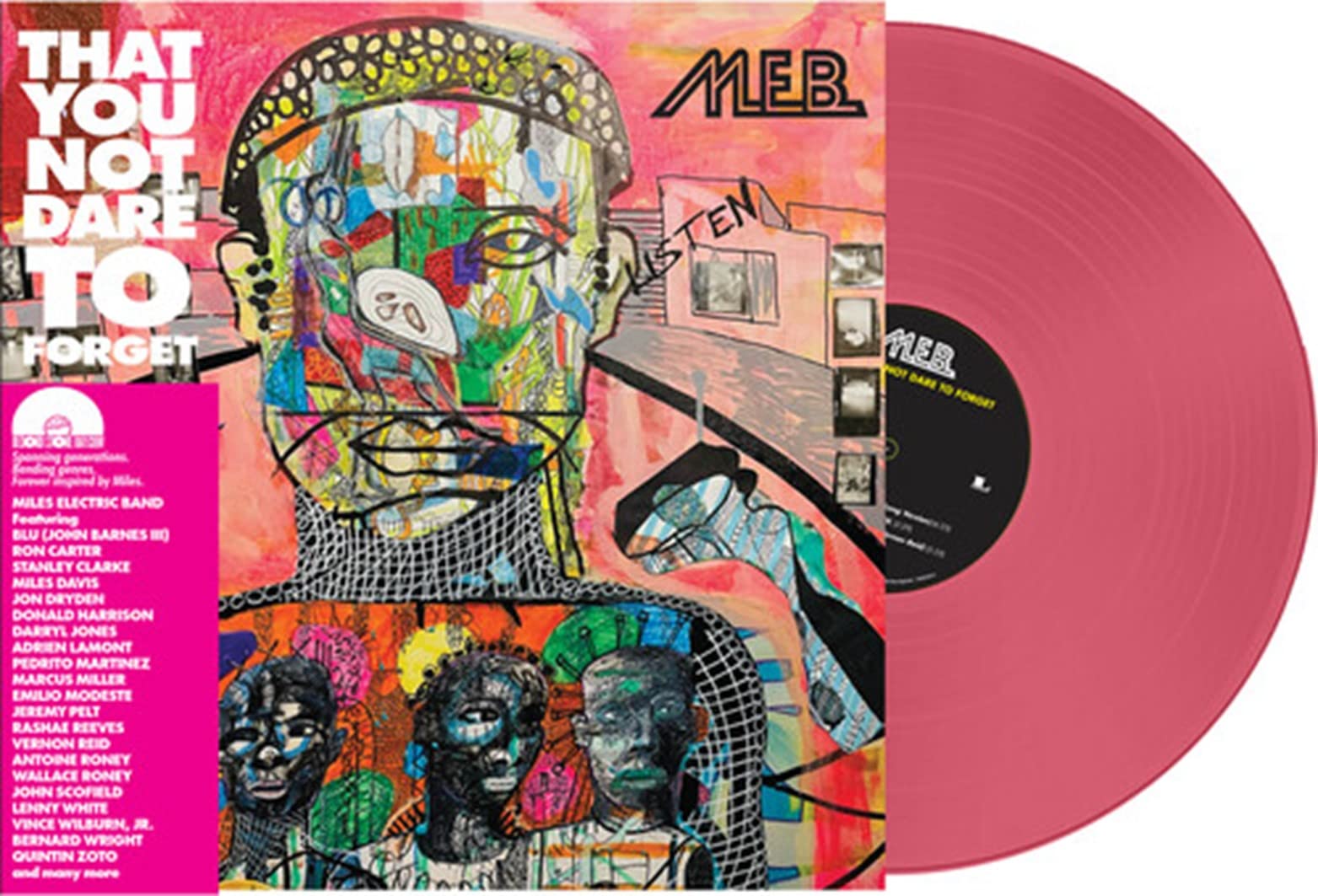 M.E.B.– That You Not Dare To Forget 2023 limited RSD Pink LP Album vinyl record