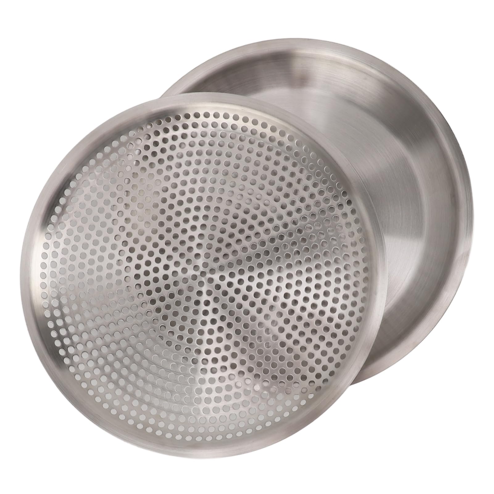 Colino in Acciaio Inox 304, Ciotola Grande Set con Manico Ergonomico (Disco a maglia fine, disco, disco con foro)