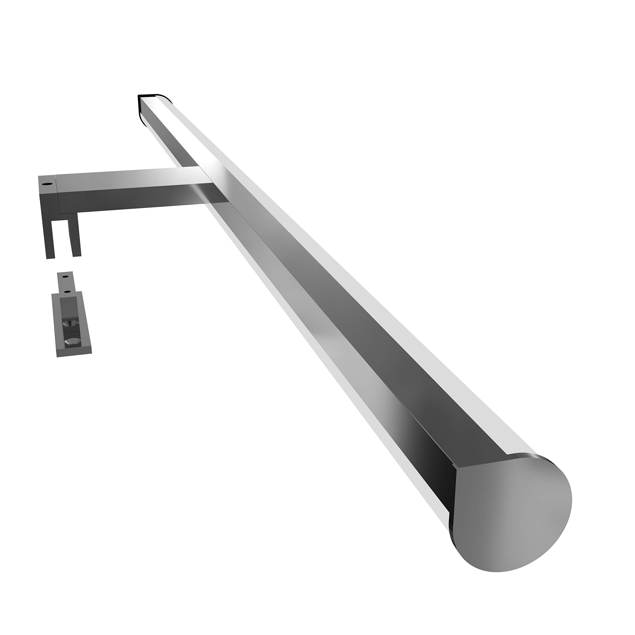 Luminaria Para Espejo LED 600 mm de Superficie 230 V Para Cuarto de Baño, Cromada - Selección: 600 mm - Blanco Newtro
