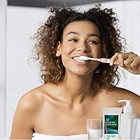 Vista 6 de Desert Essence Aceite de árbol de té y pasta de dientes de neem, sin flúor, sin gluten, fórmula sin SLS, pasta de dientes vegana, a base de hierbas