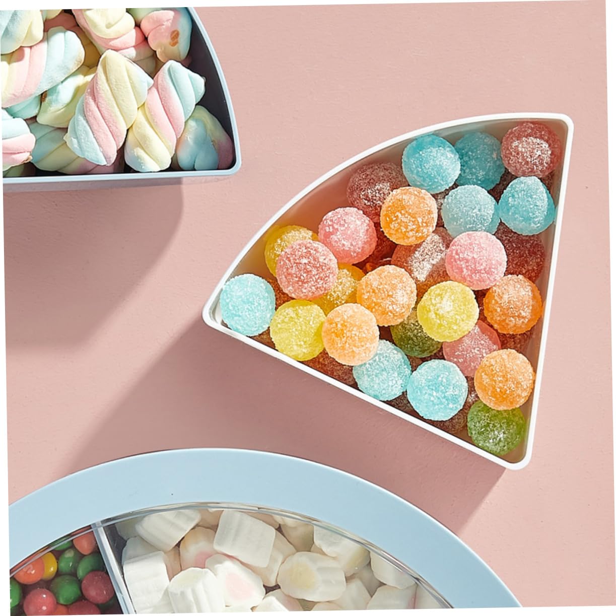 MAGICLULU Boîte à Fruits Secs avec Plateau Détachable Couvercle Rangement pour Bonbons Fruits et Noix