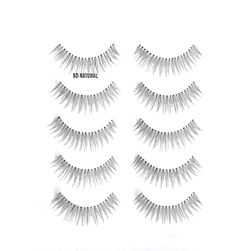 Cílios postiços ALICE Lashes 110, aplicação manual, 5 pares