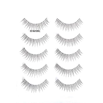 ALICE Lashes 110 Natural Hand Knotted False Eyelashes 5 Pairs Multipack