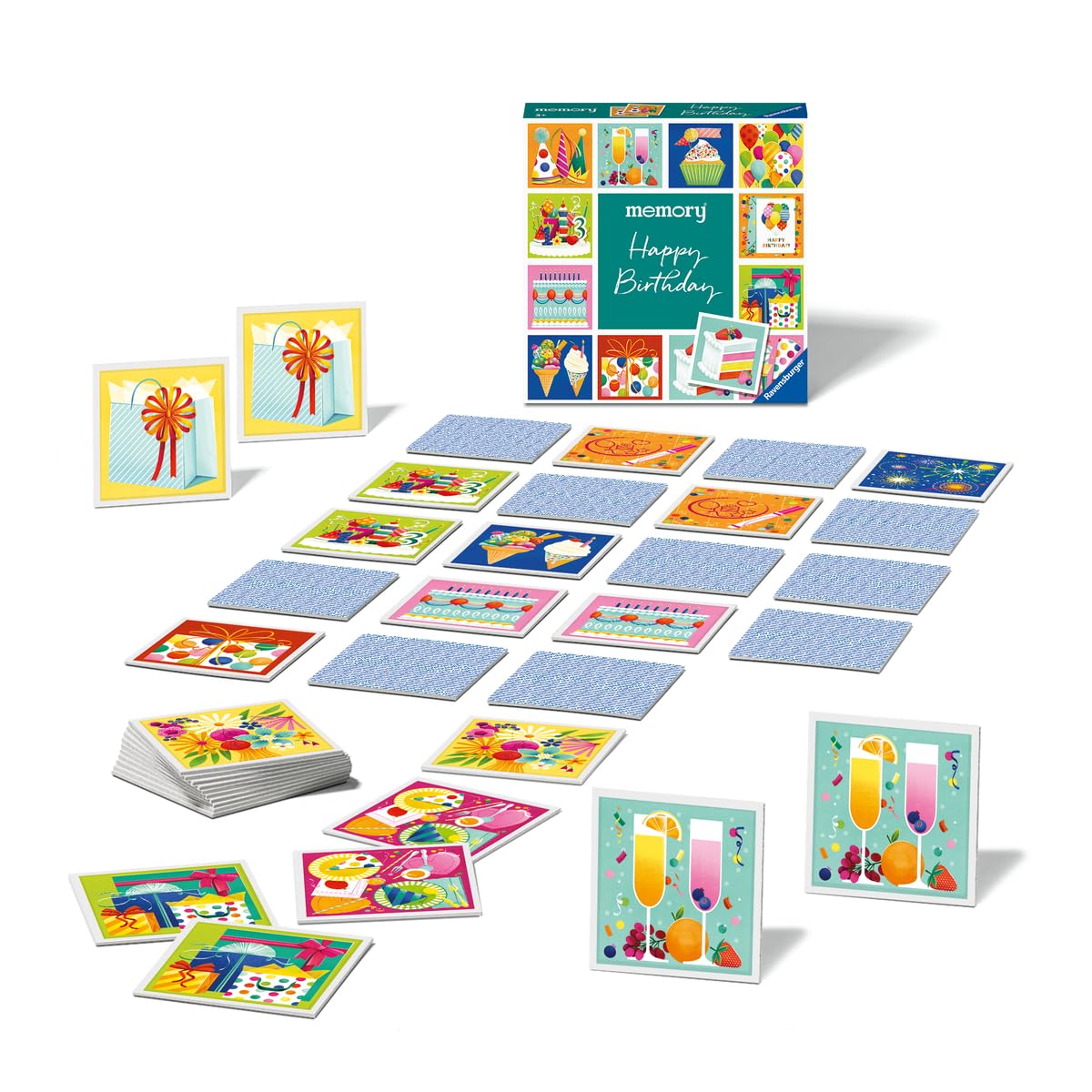 Ravensburger - Jeu Educatif - Grand Memory® - Disney La Reine Des Neiges Jeu De Paires Et De Memoire 64 Cartes Enfants Des 3 Ans 20890