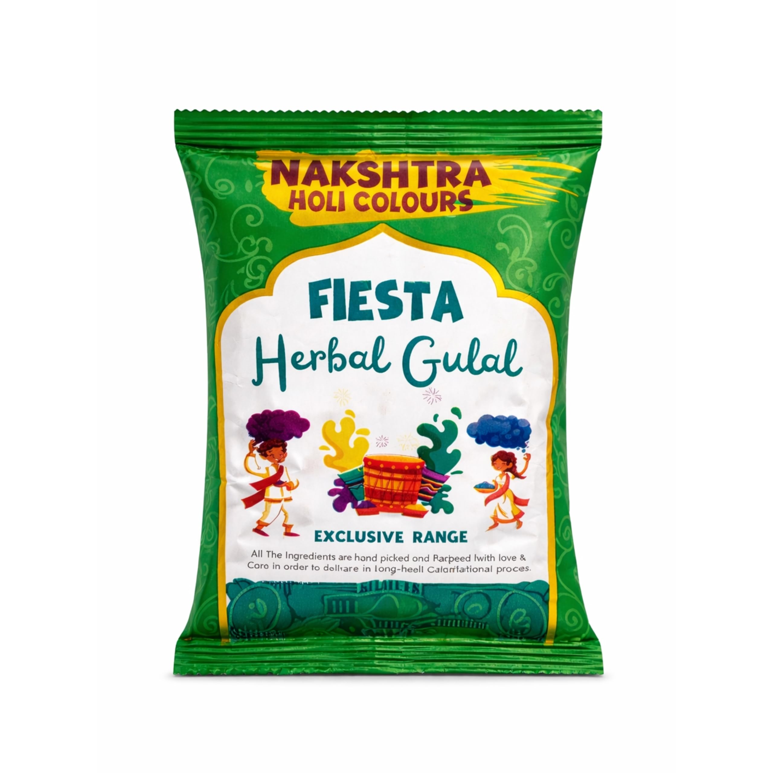 Gulal|Skin Friendly| Green|80g