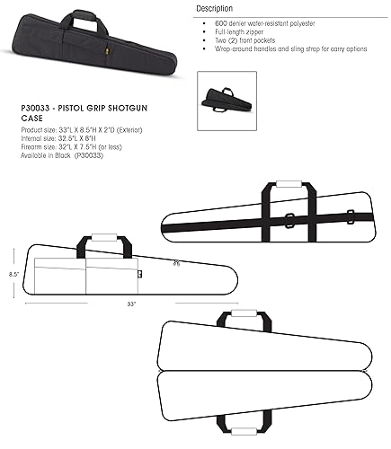 Miniatura 4 de US PeaceKeeper Products P30033 - Estuche discreto RAT (33 pulgadas) - Correas ajustables extraíbles - Compacto - Muy acolchado - Negro
