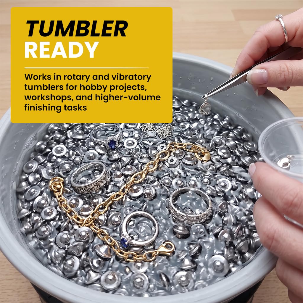 Stainless Steel Tumbling Media - Polish Jewelry & Metal -6