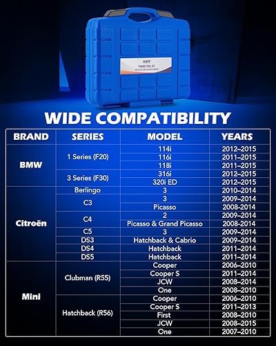 Miniatura 3 de Orion Motor Tech Kit de herramientas de sujeción de árbol de levas compatible con BMW Mini Cooper Clubman N12 N13 N14 N16 N18 EP3 EP6 1.4L 1.6L