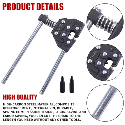 Miniatura 2 de Cortador de cadena para 25/35/41/40/50/60 415H, 428H, 520,530 cadenas de rodillos para motocicleta, bicicleta, Go Kart, ATV