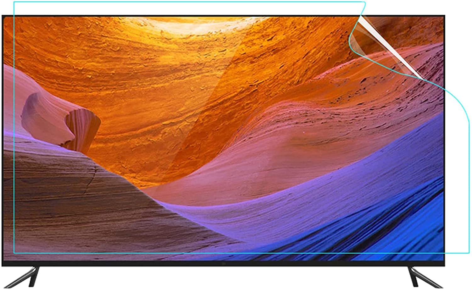 Film de protection d'écran anti-reflet anti-lumière bleue anti-rayures anti-traces de doigts 4K OLED QLED HDTV