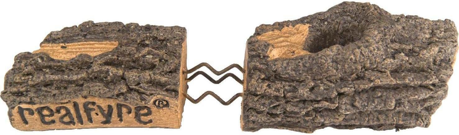 Peterson Real Fyre 20-inch Valley Oak Log Set With Vent-free Natural Gas Ansi Certified 20,000 Btu G8 Burner - Manual Safety Pilot