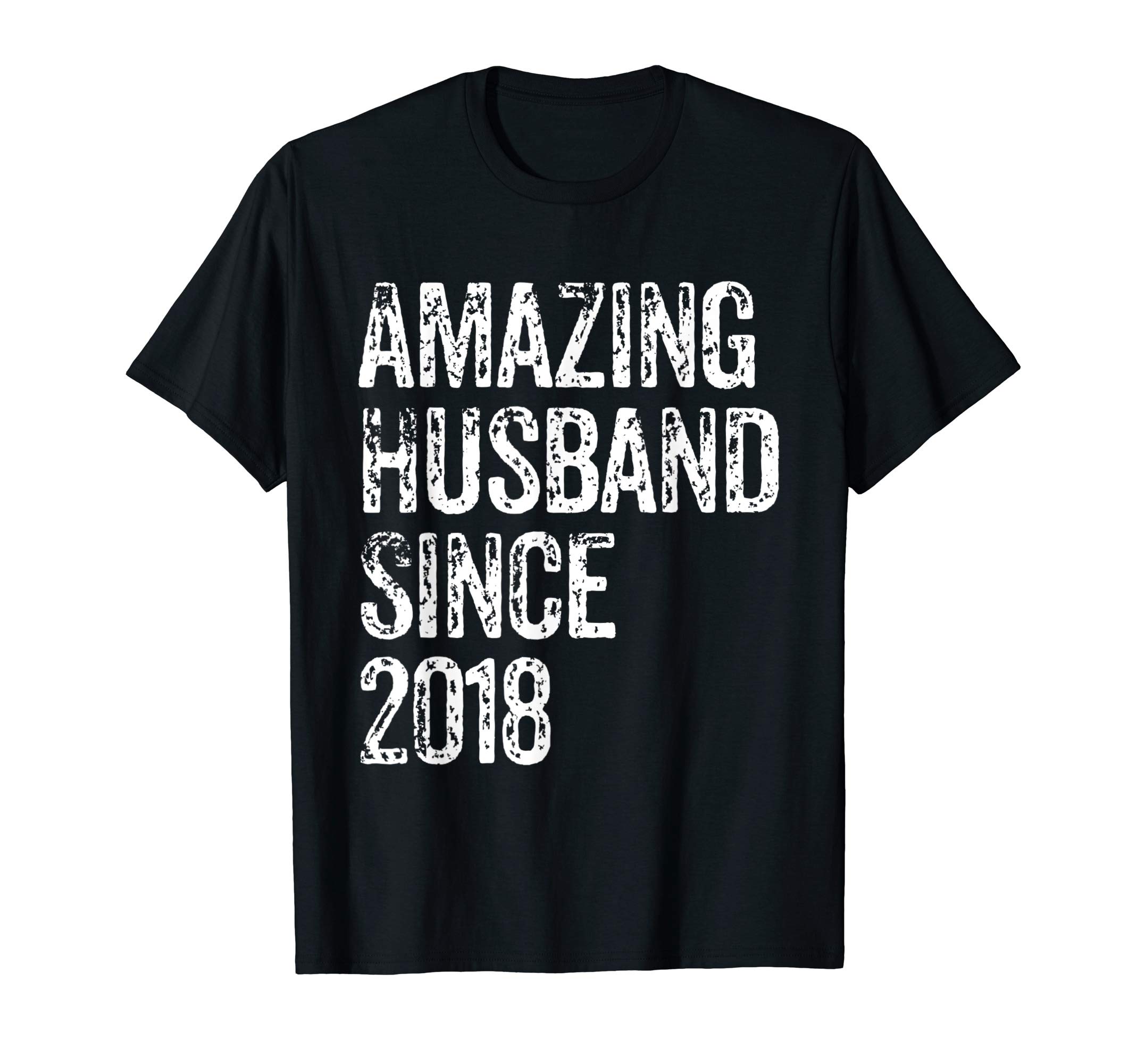 Amazing Husband Since 2018 7 Year Wedding Anniversary T-Shirt