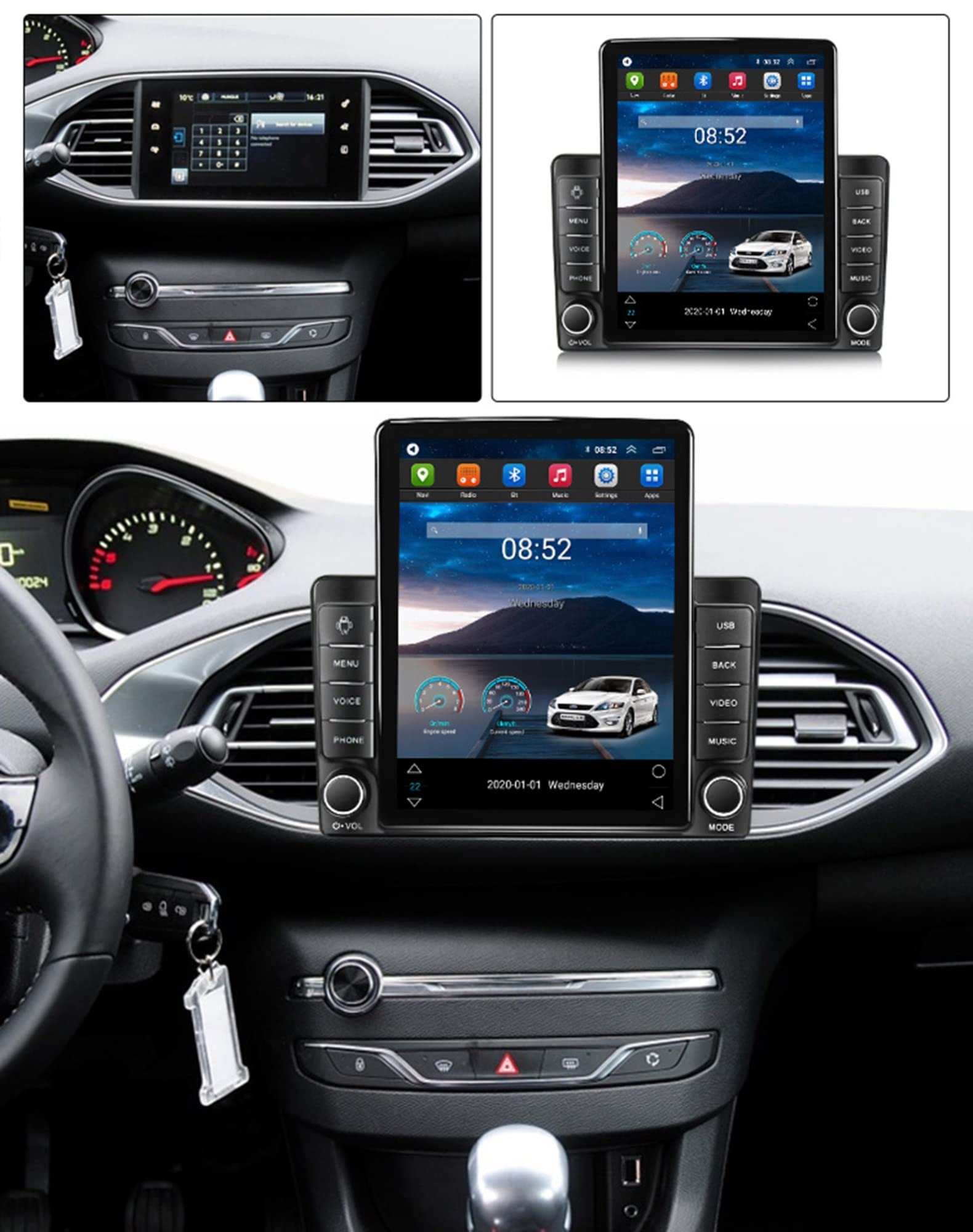 プジョーT9 308ディスプレイモニター本体 プジョーT9 308ディスプレイモニター本体 プジョーT9 308ディスプレイ