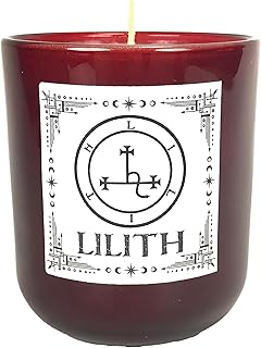 Lilith Candle | Plum & Dark Rose Votive Scented Candle | Samhain Candle, Lillith Devotional Candle, Altar, Witchy, Spells, Rituals