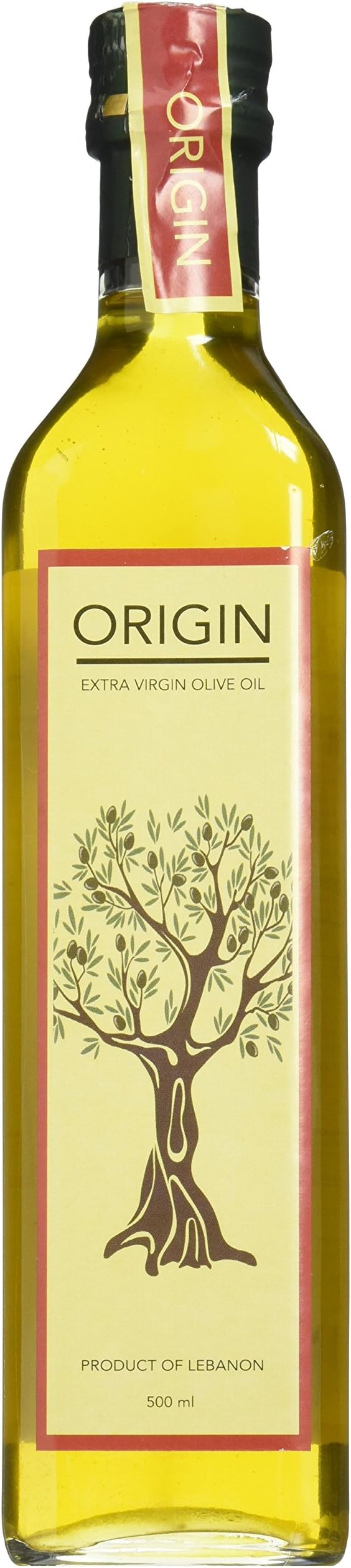 Origin Olive Oil: Premium Lebanese Single Source Cold-Pressed Extra Virgin Olive Oil - 500ml